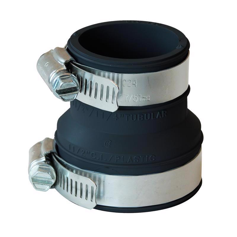 Fernco Schedule 40 1-1/2 in. Hub X 1-1/4 in. D Hub PVC Connector