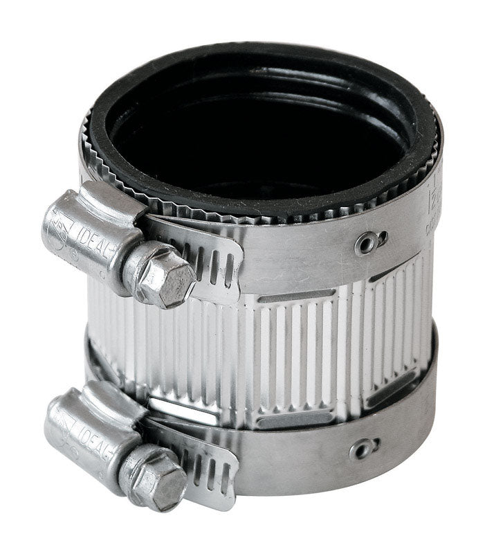 Fernco Schedule 40 1-1/2 in. 1-1/2 in. D PVC No Hub Coupling