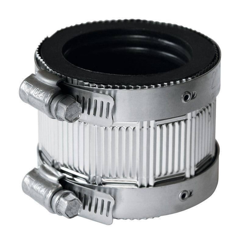 Fernco Schedule 40 2 in. 1-1/2 in. D PVC No Hub Coupling