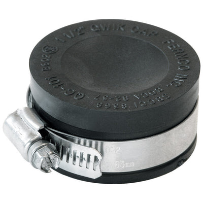 Fernco Schedule 40 1-1/2 in. Hub PVC 1-1/2 in. Drain Cap