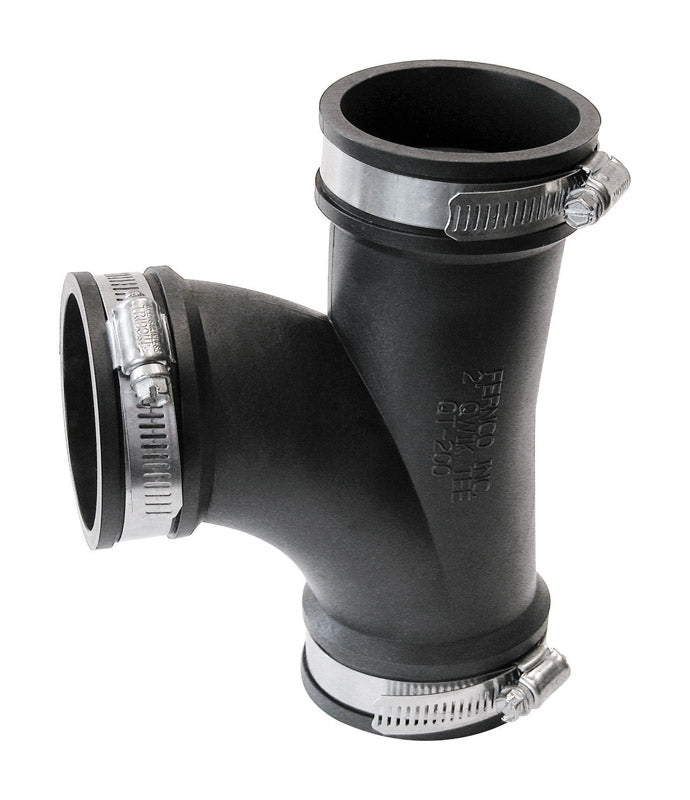 Fernco Schedule 40 2 in. Hub X 2 in. D Hub PVC Tee