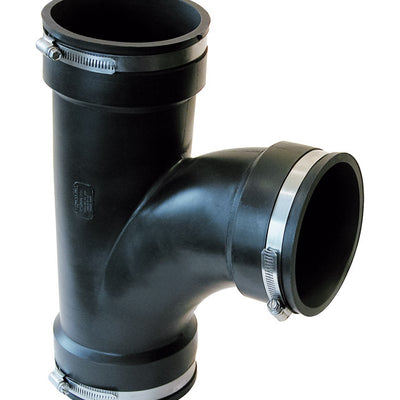 Fernco Schedule 40 4 in. Hub X 4 in. D Hub PVC Tee