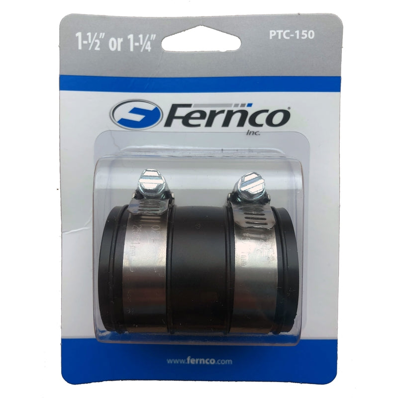 Fernco Schedule 40 1-1/4 in. Hub X 1-1/4 in. D Hub PVC Connector