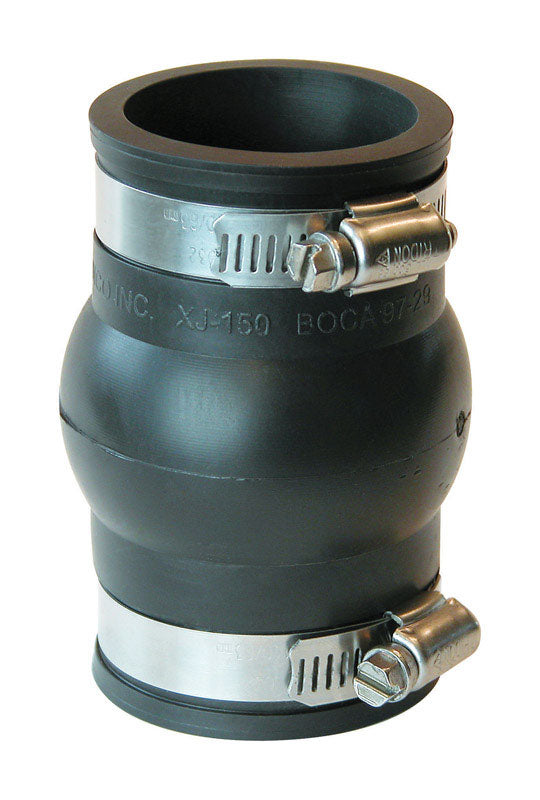 Fernco Schedule 40 1-1/2 in. Hub X 1-1/2 in. D Hub PVC 3 in. Expansion Coupling