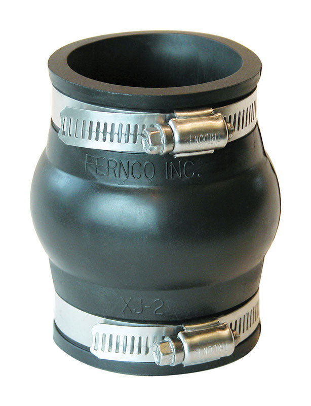 Fernco Schedule 40 2 in. Hub X 2 in. D Hub PVC 3-1/2 in. Expansion Coupling