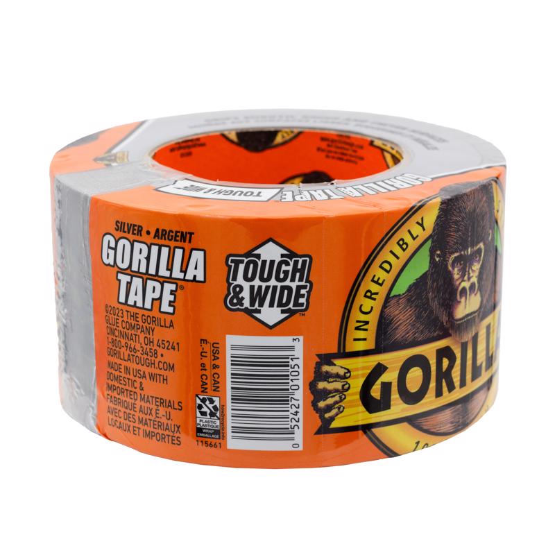 Gorilla 2.88 in. W X 25 yd L Silver Duct Tape