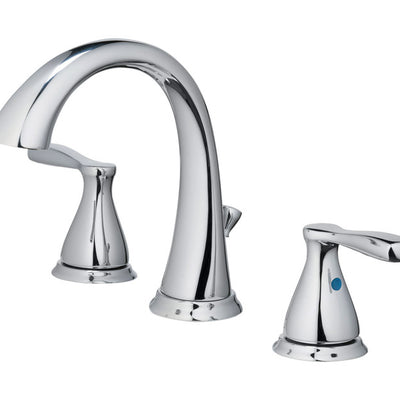 Oakbrook Collection Modena Chrome Modern Widespread Bathroom Sink Faucet 6-8 in.