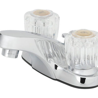 Oakbrook Collection Essentials Chrome Transitional Pop-up Bathroom Sink Faucet 4 in.