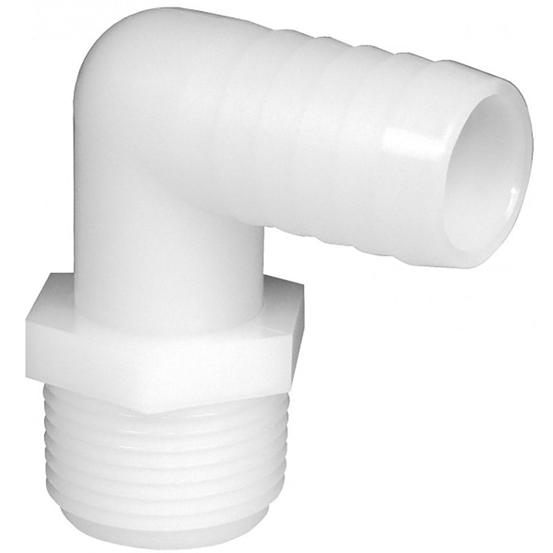 Green Leaf 3/4 in. MPT X 1 in. D Barb Nylon Elbow