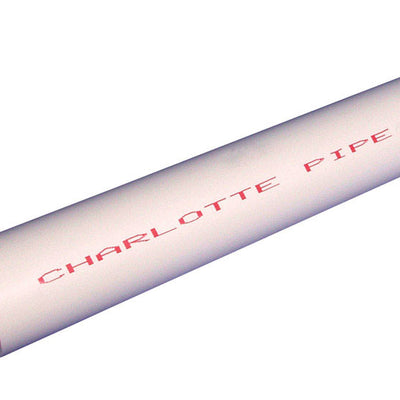 Charlotte Pipe Schedule 40 PVC Pipe 3/4 in. D X 5 ft. L Plain End 480 psi
