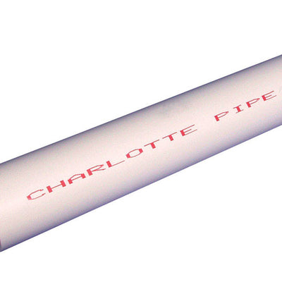 Charlotte Pipe Schedule 40 PVC Pipe 1 in. D X 5 ft. L Plain End 450 psi