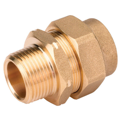 Home-Flex 1/2 in. MPT X 1/2 in. D Mechanical Brass 6.125 in. L Male Adapter