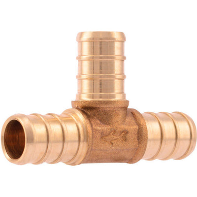 SharkBite 1/2 in. PEX X 1/2 in. D PEX Brass Tee