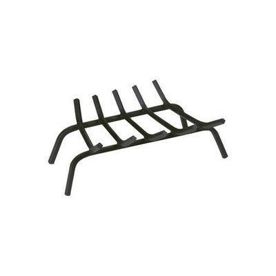 Panacea Open Hearth Black Matte Steel Fireplace Grate