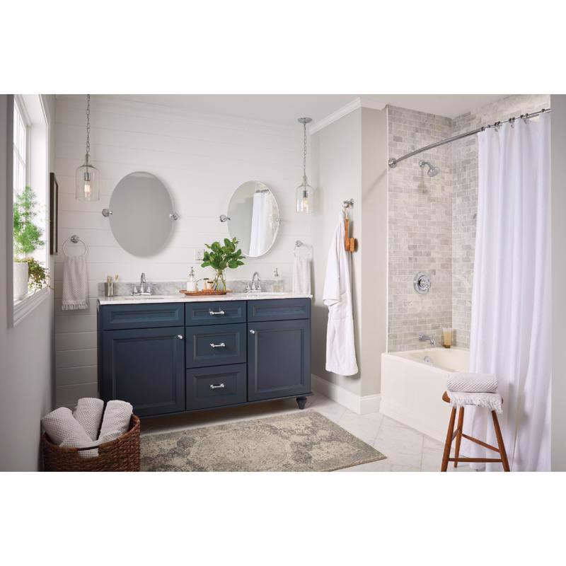 Moen Hilliard Chrome Traditional Bathroom Faucet 4 in.