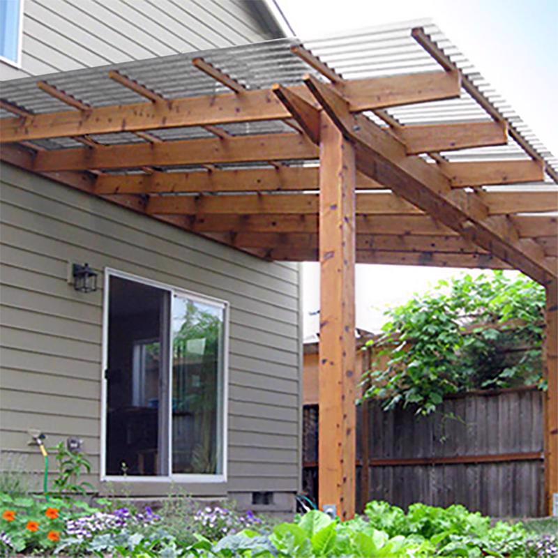 Suntuf 26 in. W X 8 ft. L Polycarbonate Roof Panel Clear