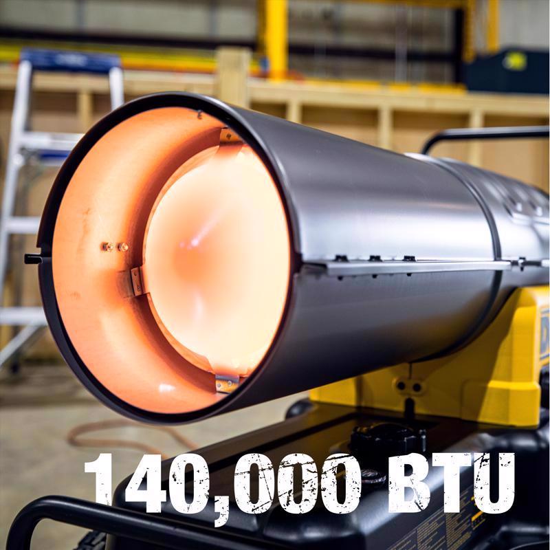 DeWalt 140000 Btu/h 3000 sq ft Forced Air Diesel/Kerosene Heater