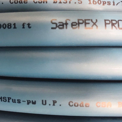 Safe PEX Pro 3/4 in. D X 5 ft. L PEX Tubing 100 psi