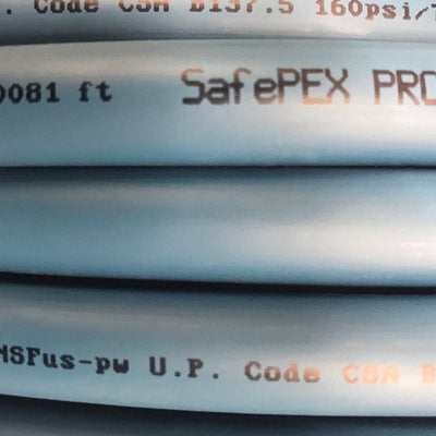 Safe PEX Pro 1/2 in. D X 5 ft. L PEX Tubing 100 psi