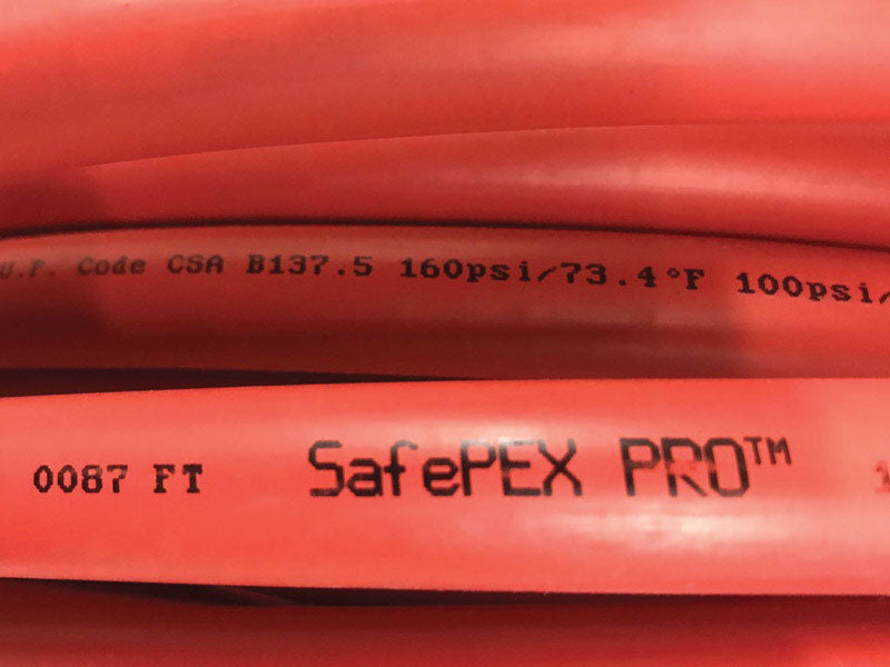 Safe PEX Pro 1/2 in. D X 5 ft. L PEX Tubing 100 psi