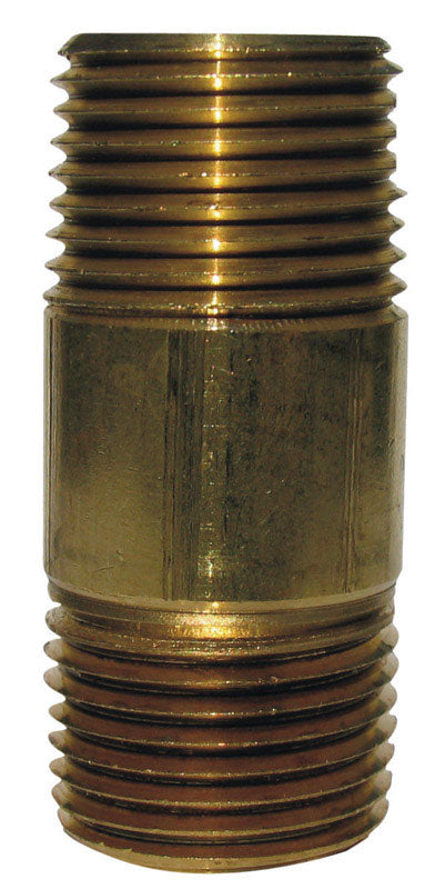 Anderson Metals 1/4 in. MPT in. X 1/4 in. D MPT Red Brass Nipple 2 in. L