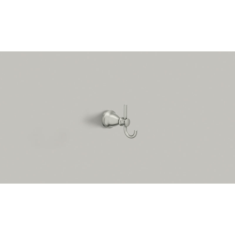 Moen Hilliard 2 in. W X 2.34 in. L Brushed Nickel Robe Hook