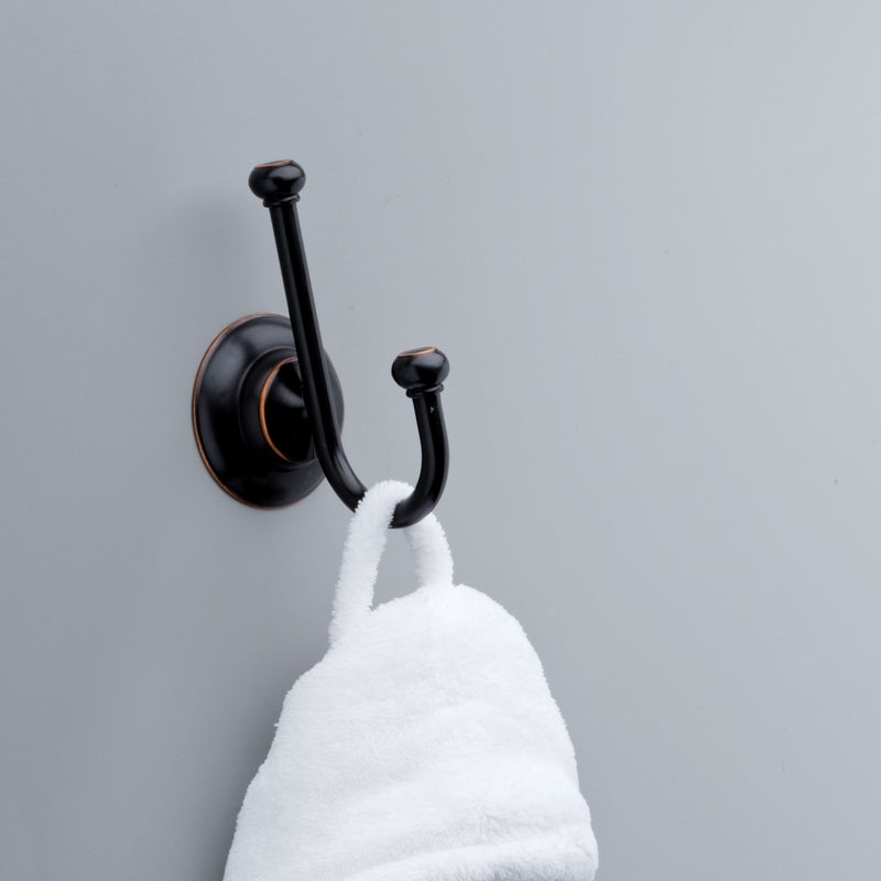 Delta Porter 7 in. H X 5.2 in. W X 3.1 in. L Oil-Rubbed Bronze Robe Hook