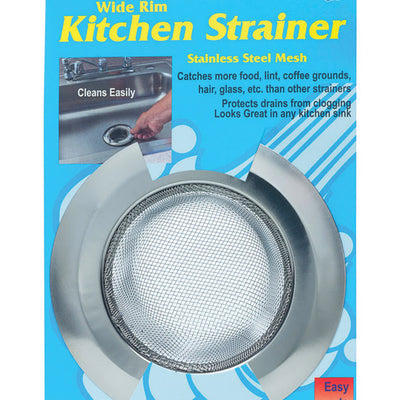 Whedon 4-1/2 in. D Chrome Stainless Steel Sink Strainer