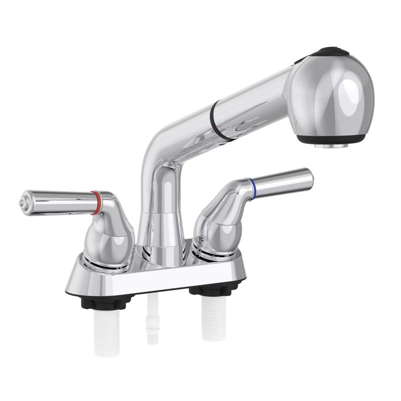 Home Plus Two Handle Chrome Laundry Faucet