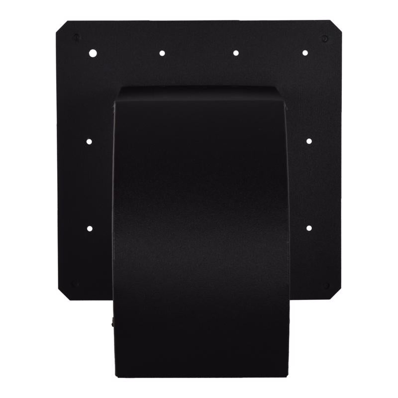 Imperial Premium 9 in. L X 4 in. D Black/Silver Galvanized Steel Roof Cap with Collar