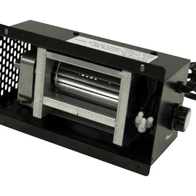 GHP Pleasant Hearth Black Metal Stove Blower