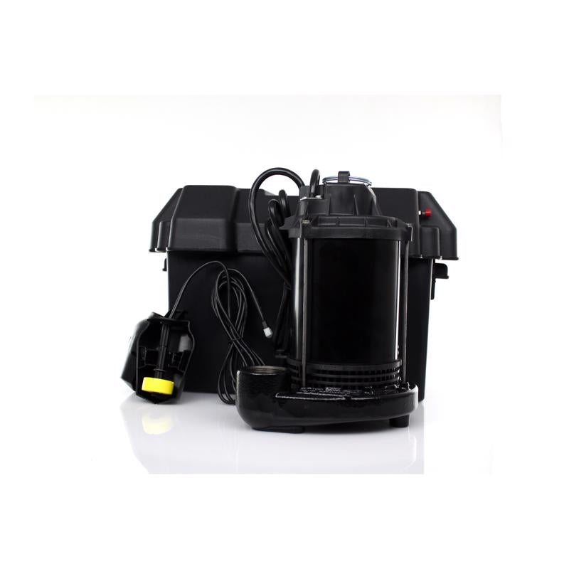 Wayne 1/2 HP 2,500 gph Cast Iron Reed Switch Battery Submersible Backup Sump Pump 8 ft