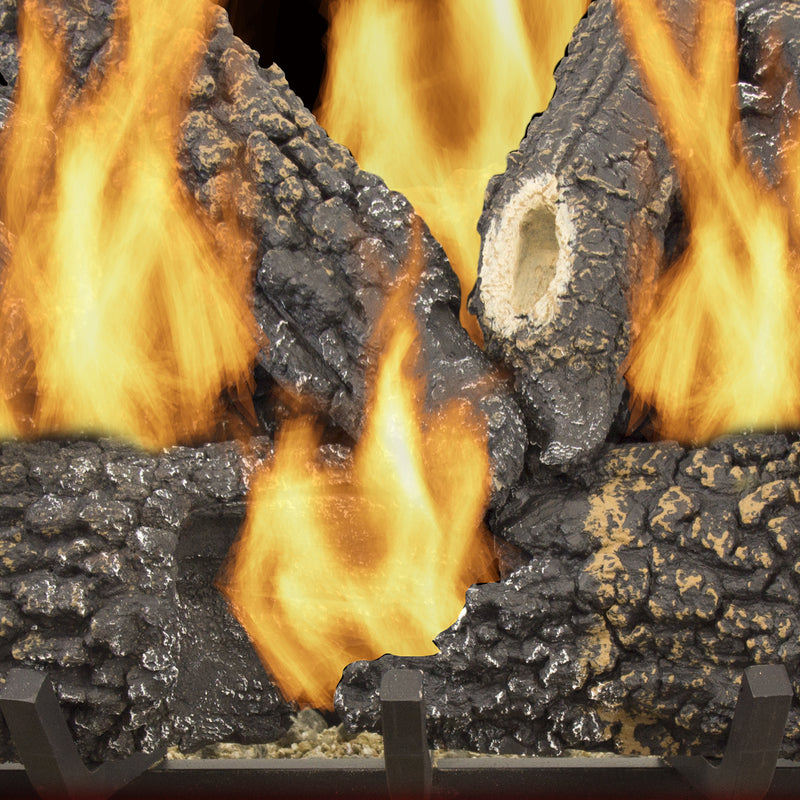 Pleasant Hearth Arlington Ash Fireplace Log Set Unlimited hr 56 lb