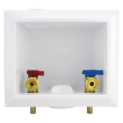 Apollo 1/2 in. D Washing Machine PEX Barb Washing Machine Outlet Box