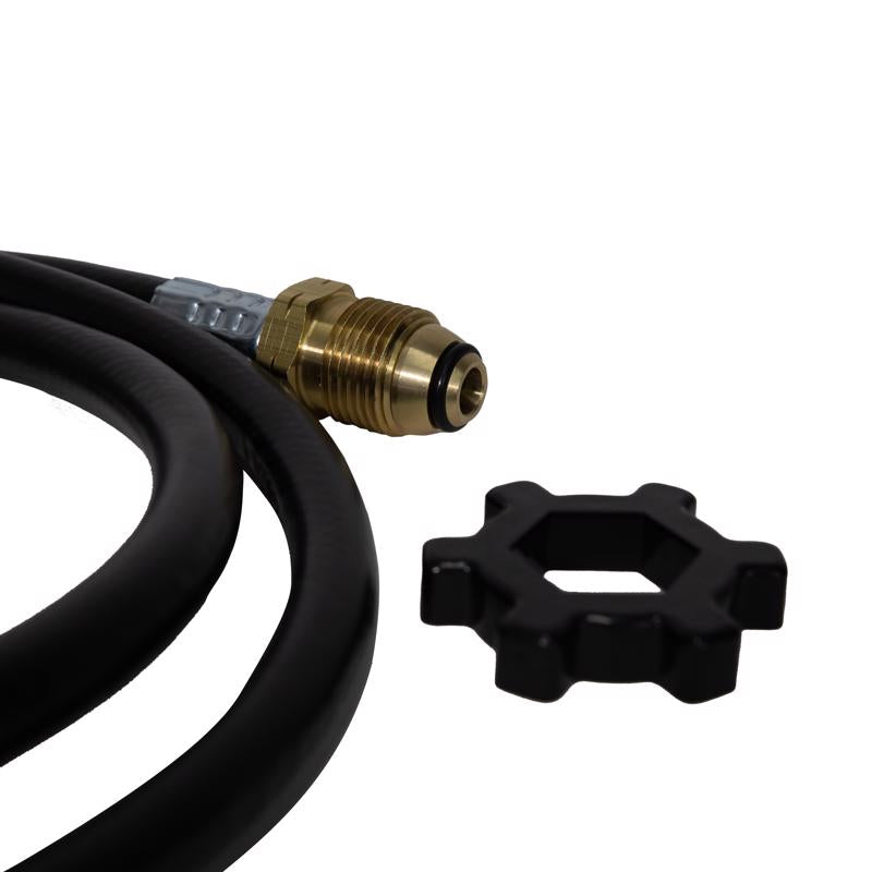 Mr. Heater 1 in. D X 5 ft. L Brass/Plastic Hose Assembly