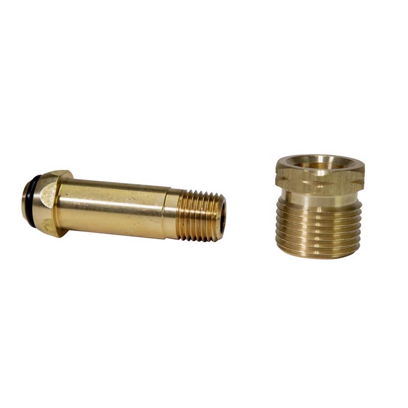Mr. Heater 1/4 in. D X 1 in. D Brass Restricted Flow Soft Nose P.O.L. Standard POL Fitting