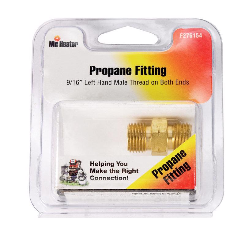 Mr. Heater 9/16 in. D X 9/16 in. D Brass FPT x MPT Propane Fitting