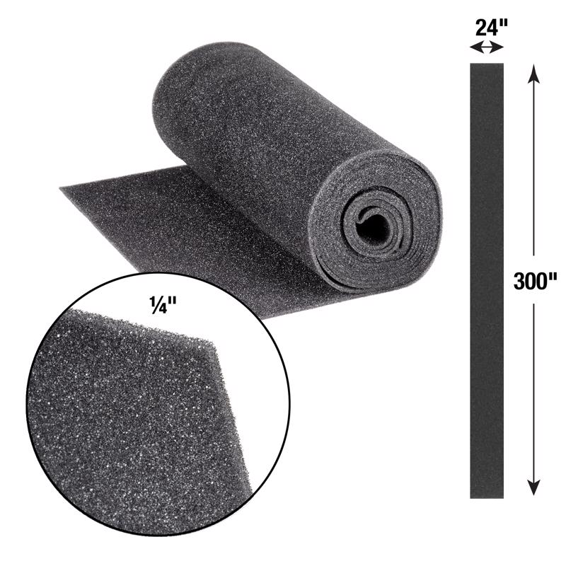 Flanders 24 in. W X 300 in. H X 1 in. Polyester 4 MERV Air Conditioner Filter