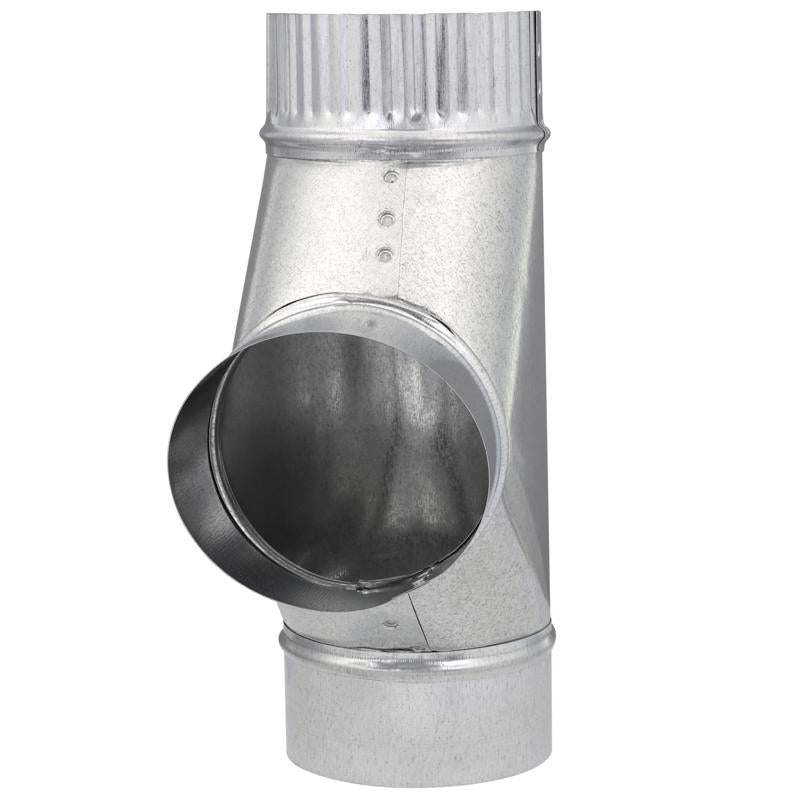 Imperial 4 in. X 4 in. X 4 in. Galvanized Steel Furnace Pipe Tee