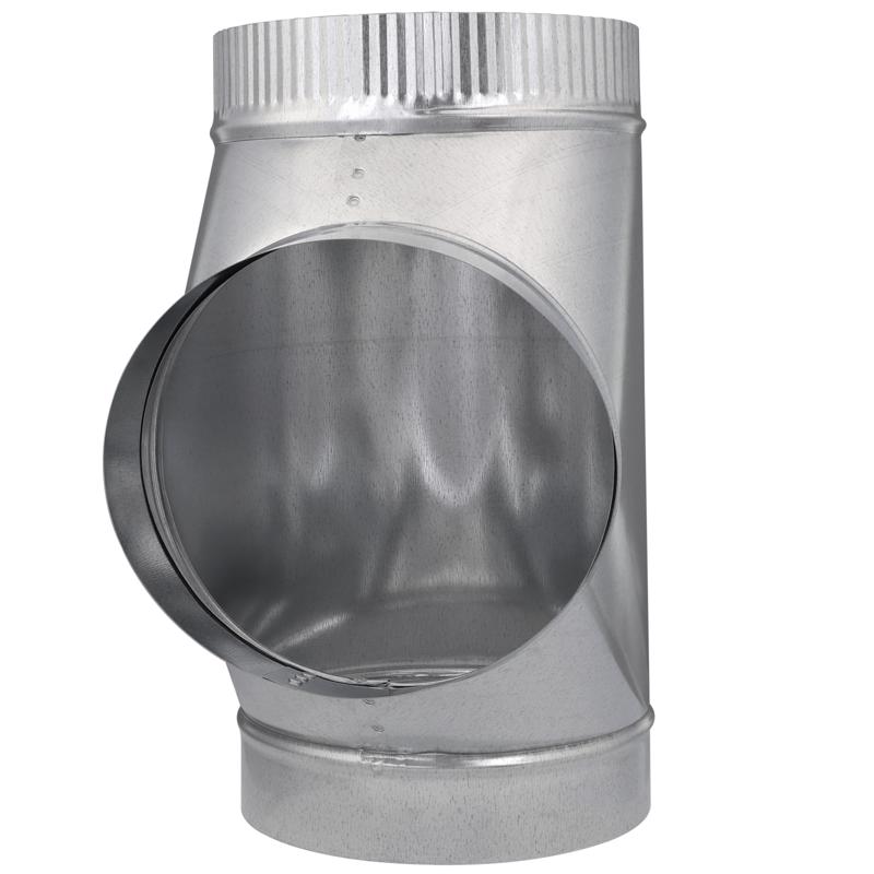 Imperial 7 in. X 7 in. X 7 in. Galvanized Steel Furnace Pipe Tee