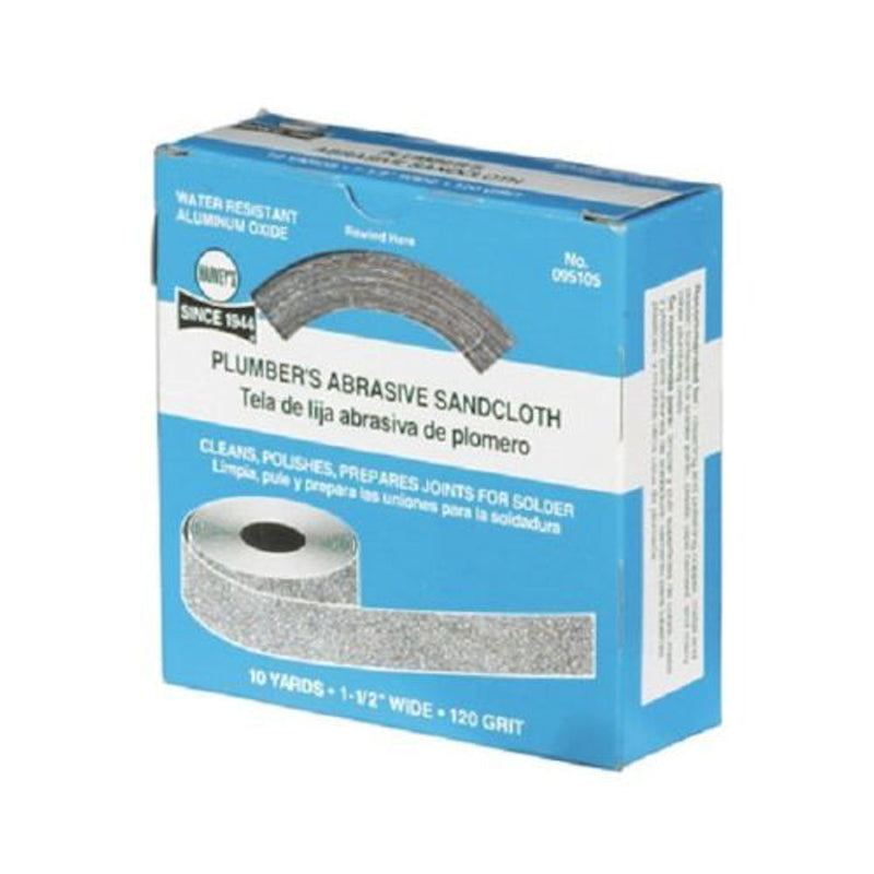 Harvey's 10 yd L X 1-1/2 in. W 120 Grit Aluminum Oxide Sanding Cloth