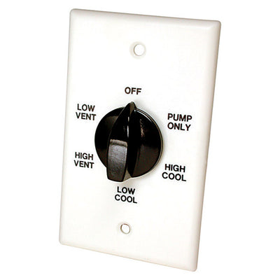 Dial 28-7/8 in. H X 4-3/4 in. W White Plastic Evaporative Cooler Wall Switch