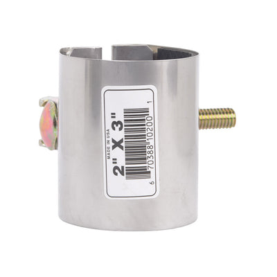 B&K 2 in. Galvanized 430 Stainless Steel Pipe Repair Clamp