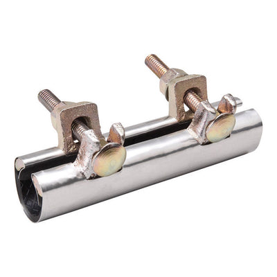 B&K 1 in. Galvanized 430 Stainless Steel Pipe Repair Clamp