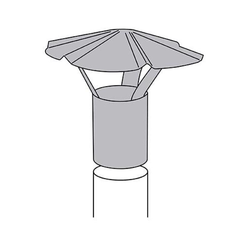 Imperial 8 in. Galvanized Steel Chimney Cap