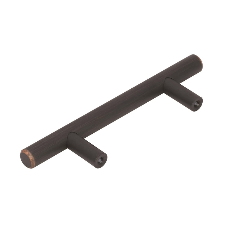 Amerock Contemporary Bar Cabinet Pull 3 in. Oil Rubbed Bronze Brown 5 pk