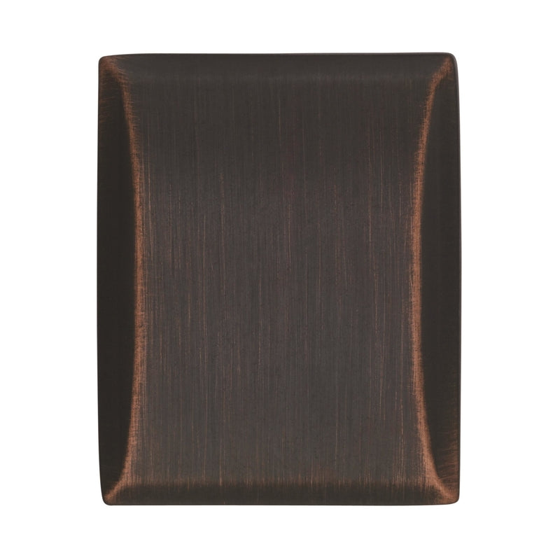 Amerock Candler Rectangle Cabinet Knob 1-1/4 in. D 1-1/8 in. Oil Rubbed Bronze 5 pk