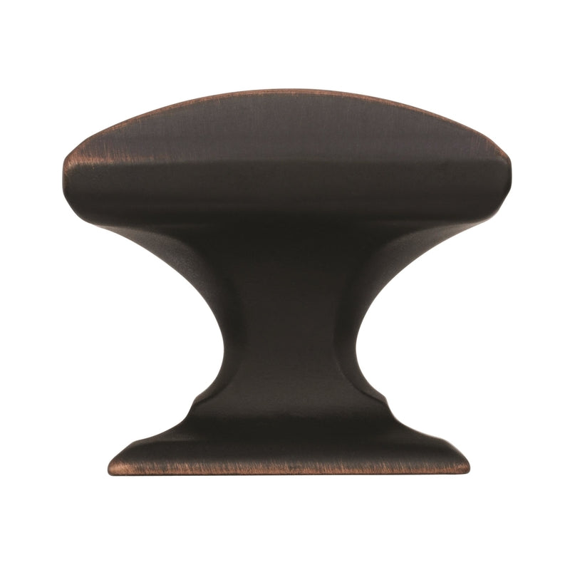 Amerock Candler Rectangle Cabinet Knob 1-1/4 in. D 1-1/8 in. Oil Rubbed Bronze 5 pk
