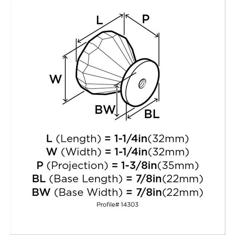 Amerock Traditional Classics Round Furniture Knob 1-1/4 in. D 1-1/5 in. Satin Nickel 5 pk