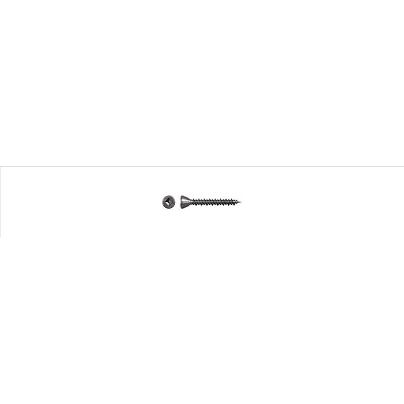 Simpson Strong-Tie No. 7 X 1-1/4 in. L Square Gray Phosphate Coated High/Low Exterior Wood Screw 250